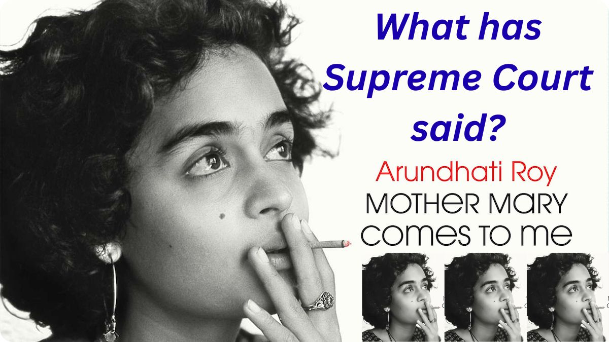 Major Verdict on Arundhati Roy Book Cover Controversy