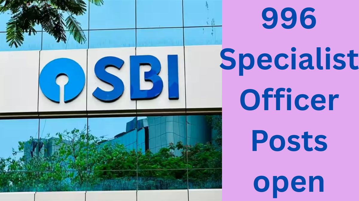 SBI Specialist Cadre Officer Recruitment 2025