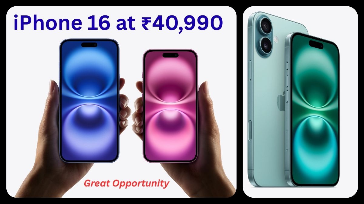 ₹40,990 iPhone 16 — Big Opportunity or Big Hype?