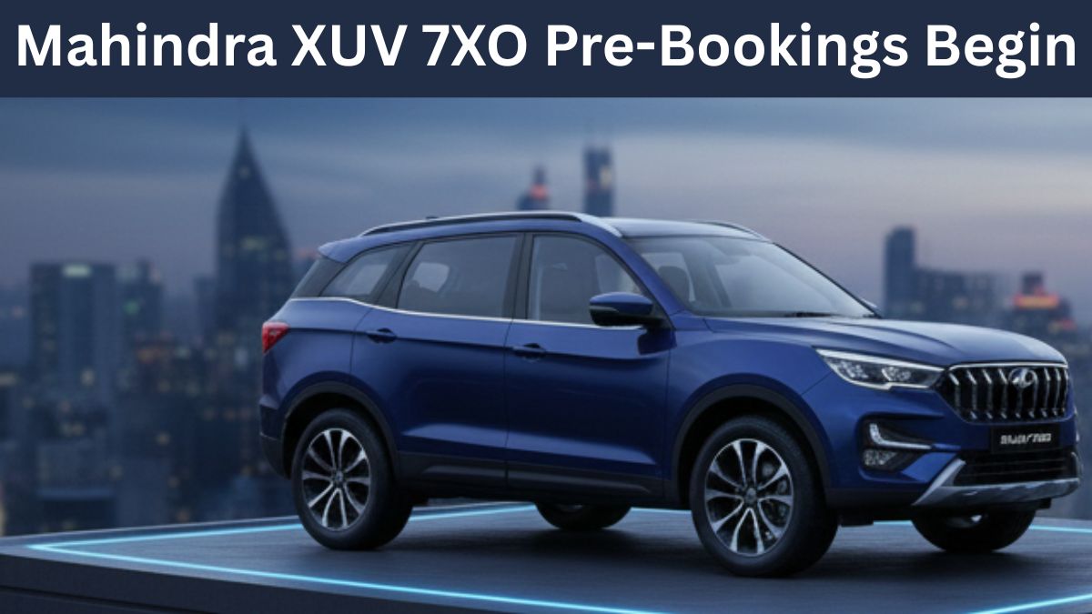 Pre-booking for the Mahindra XUV 7XO has started