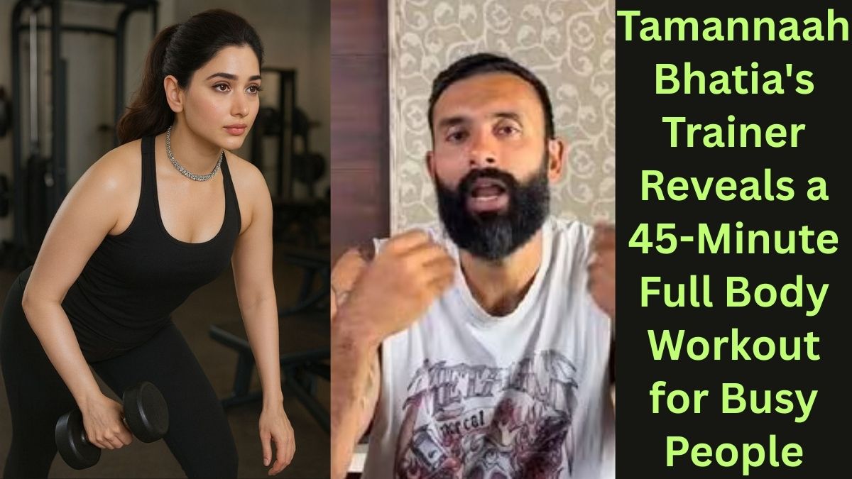 Tamannaah Bhatia's Trainer Reveals a 45-Minute Full Body Workout for Busy People