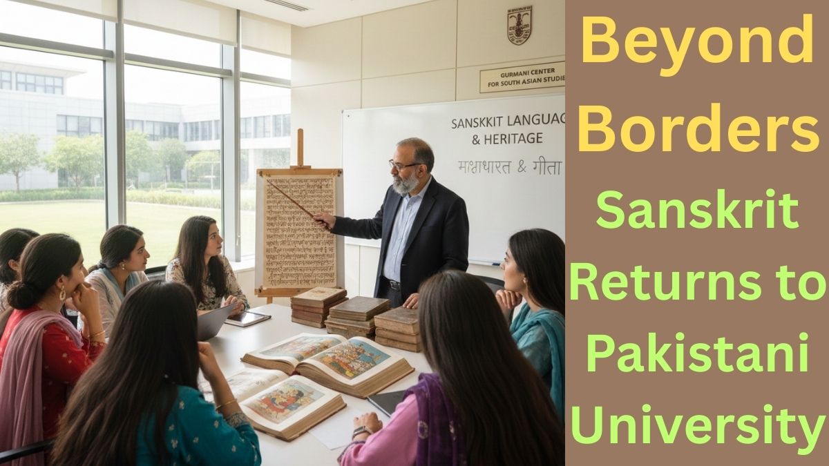 Historic First: Sanskrit Language Returns to Pakistani University Curriculum