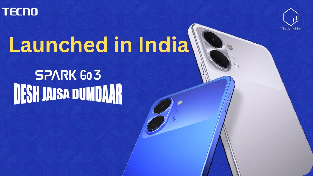TECNO Spark Go 3 Launches in India: A Strong, Smooth, and Affordable Smartphone for Daily Use