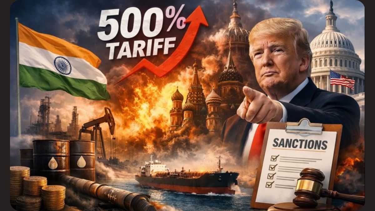 Trump’s 500% Tariff Threat: India in the Crosshairs Over Russian Oil 3 Oil, Trade & Ultimatums: Can India Defy Trump’s 500% Tariff Warning?
