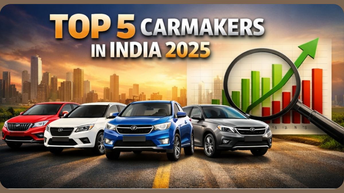 India’s Car Market Is Growing, But Not for Everyone: Top 5 Carmakers 2025