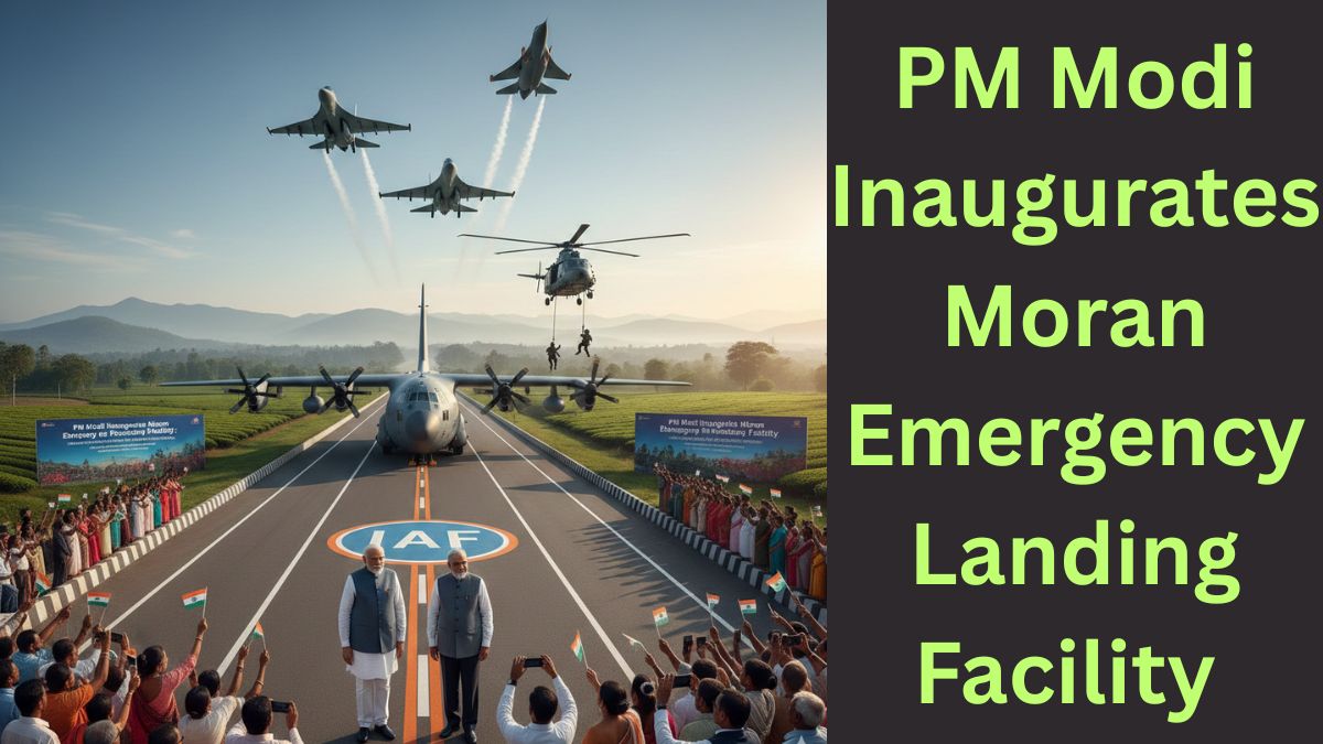 PM Modi Inaugurates Moran Emergency Landing Facility: A Major Boost to National Security 3 A Blend of Development and Defense