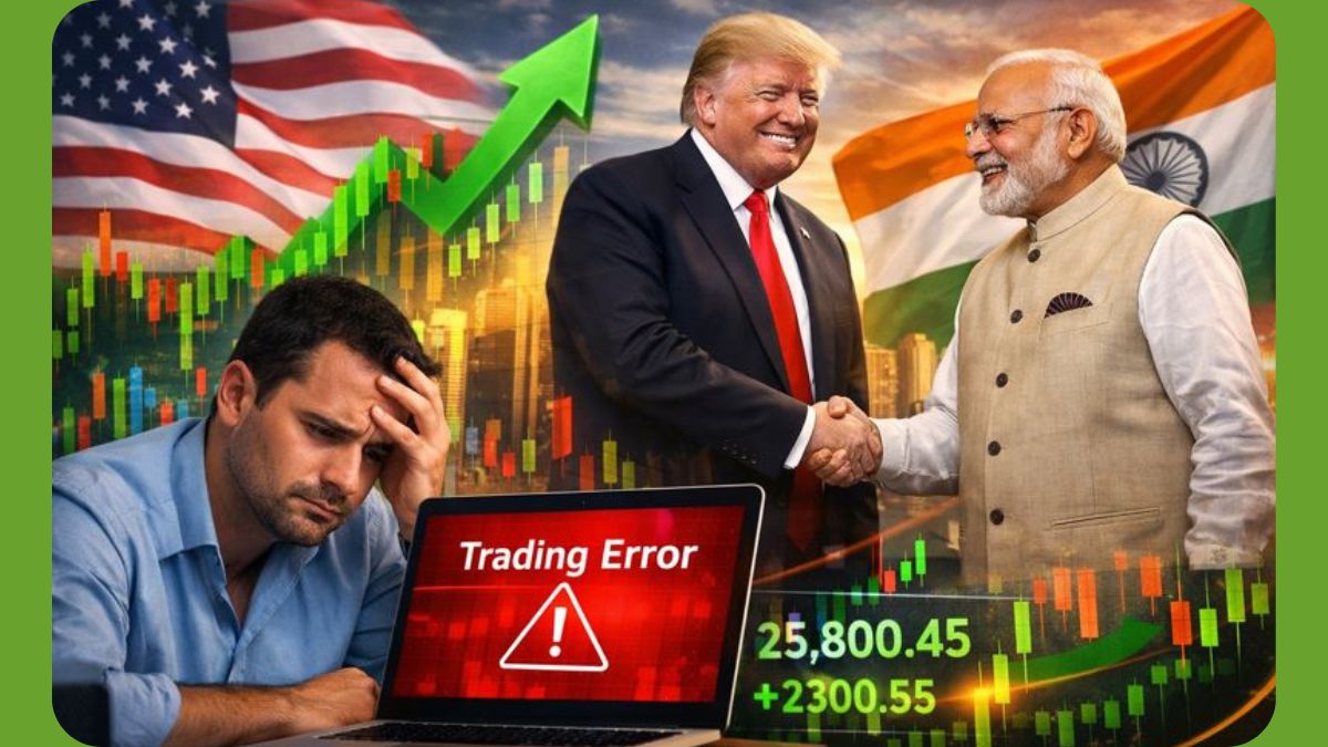 Trump-Modi Deal Sparks Historic Market Rally, But Broker Glitches Leave Traders Frustrated