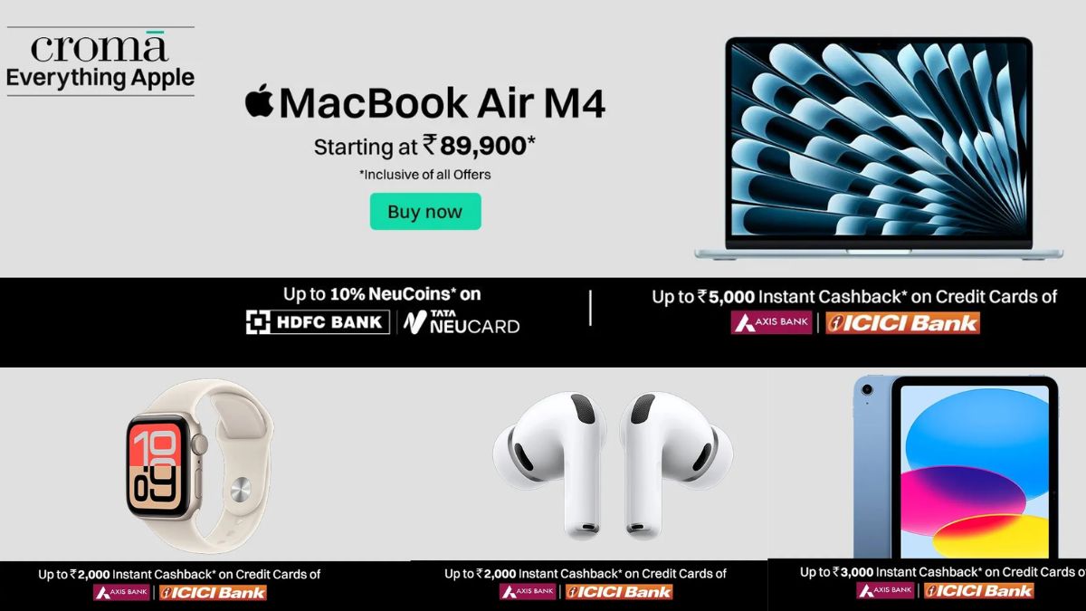 Croma Everything Apple Sale Brings Great News, Big Savings on iPhone 17 and iPhone 16