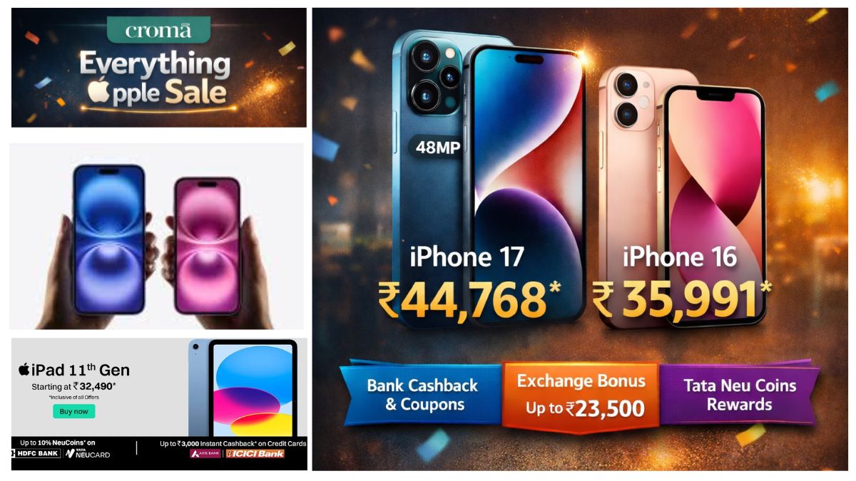 Croma Everything Apple Sale Brings Great News, Big Savings on iPhone 17 and iPhone 16 2 Croma Everything Apple Sale