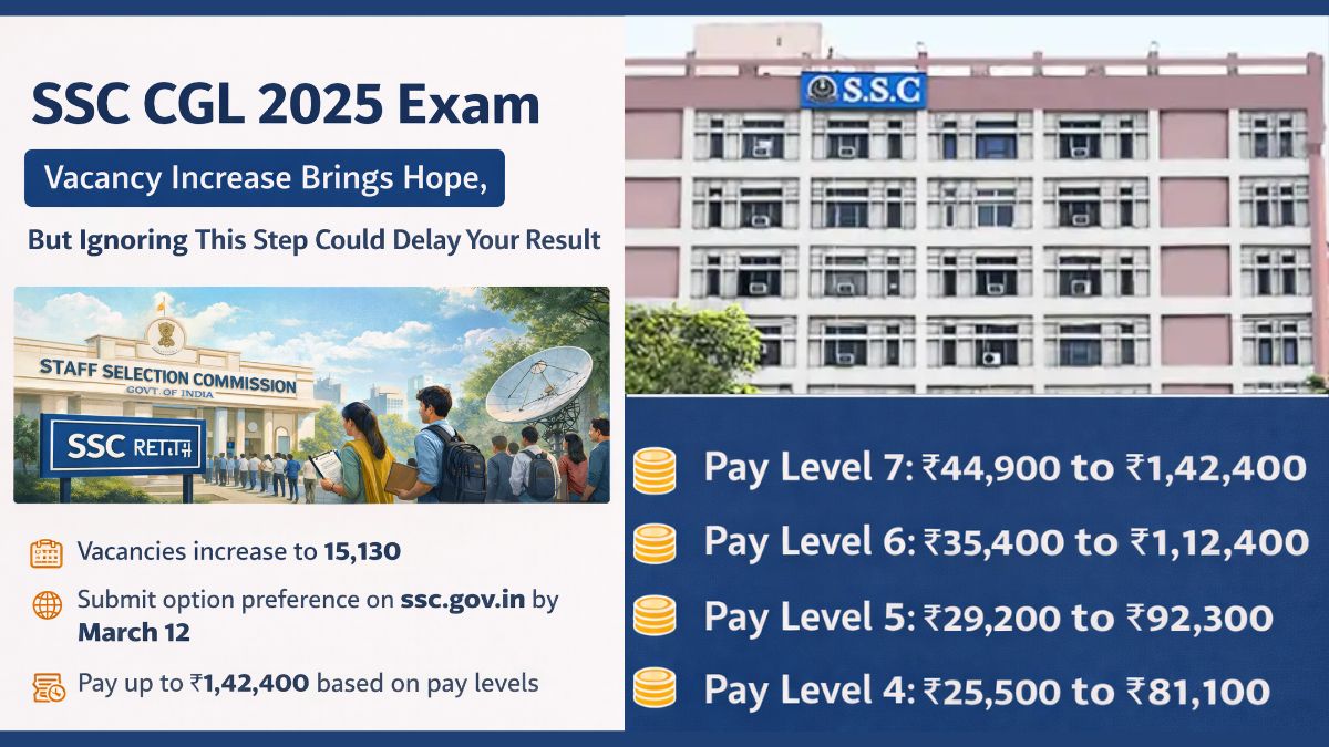 SSC CGL 2025 Exam: Vacancies Rise to 15,130, But Missing This Step Could Cost You Your Result 3 SSC CGL 2025 Exam Update: Big Vacancy Boost