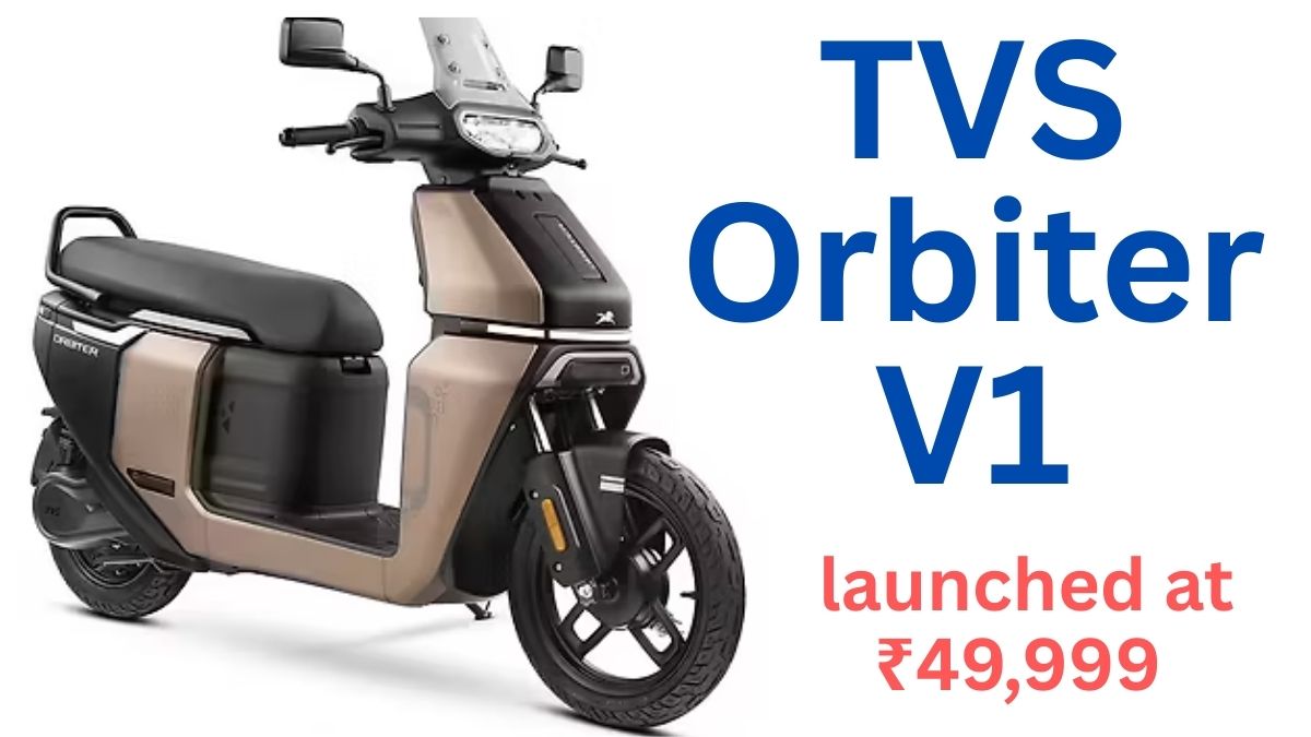 TVS Orbiter V1 Launched at ₹49,999, A Budget Electric Scooter Built for Daily City Rides
