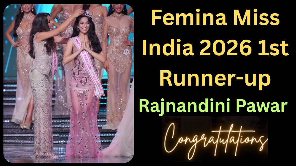 Miss India 2026:1st Runner-Up Rajnandini Pawar (Maharashtra) 