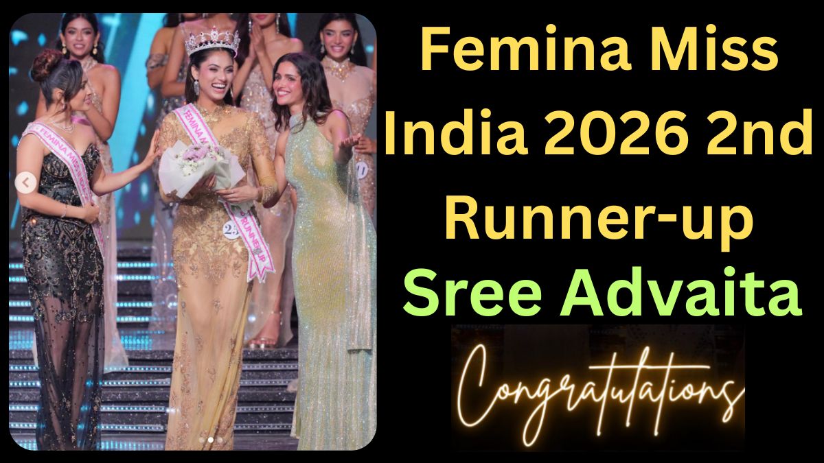 Miss India 2026:2nd Runner-Up Sree Advaita (Union Territory) 