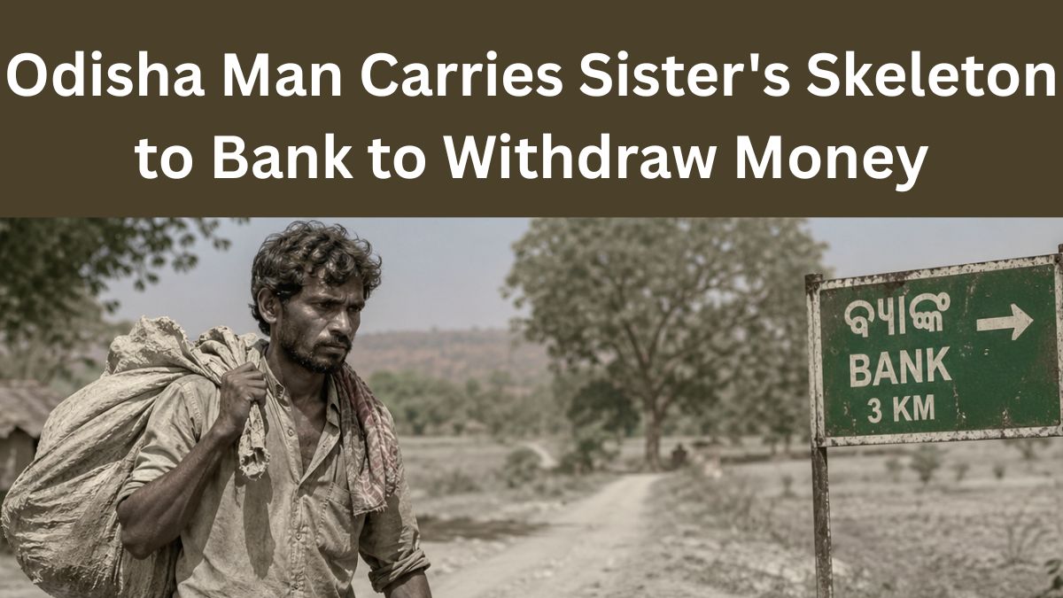 Odisha Man Carries Sister's Skeleton to Bank to Withdraw Rs 19,300 and the System That Failed Him Has No Answer