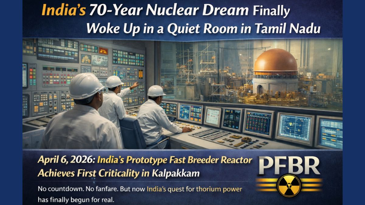 India's PFBR Just Proved a 70-Year Nuclear Dream Was Never a Fantasy, It Was Always a Plan