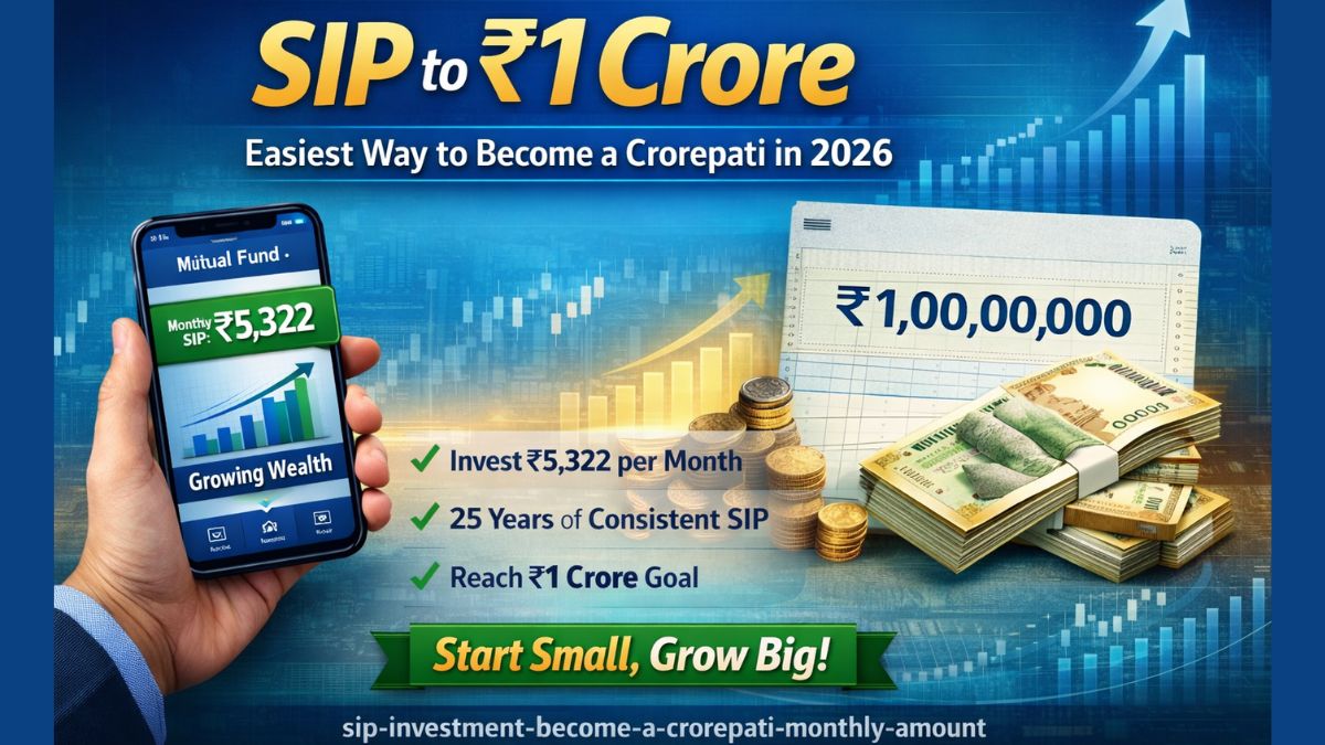 Why a ₹5,322 Monthly SIP Is the Simplest Way to Become a Crorepati Without a Big Salary