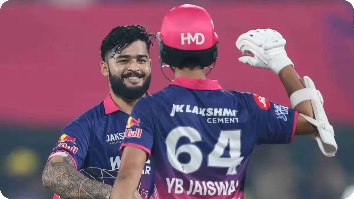 IPL 2026: Riyan Parag and YB Jaiswal, during a match