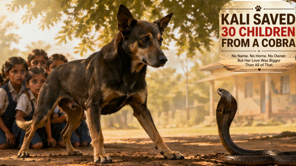 Kali saved 30 Children from a Cobra. Then She Closed Her Eyes and Never Opened Them Again.