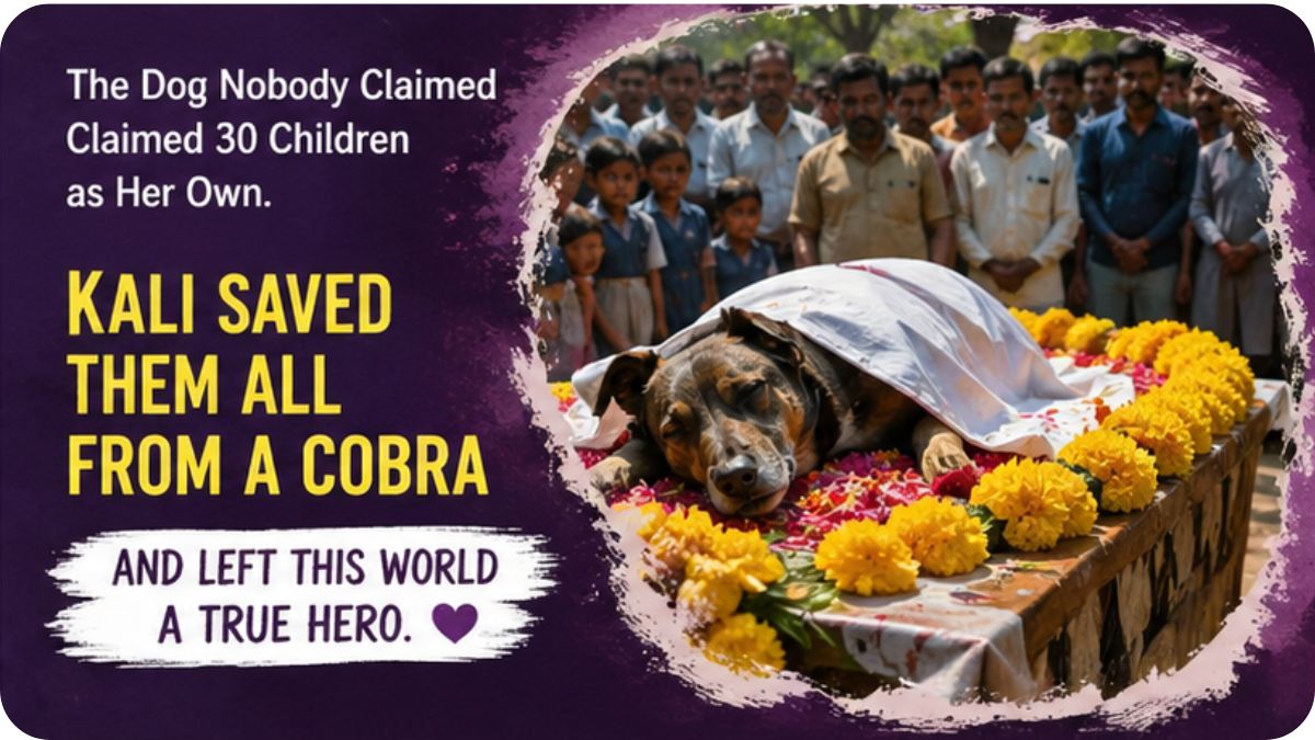 No Name. No Home. No Owner. Kali Saved 30 Children from a Cobra and Died Before Anyone Could Even Thank Her.