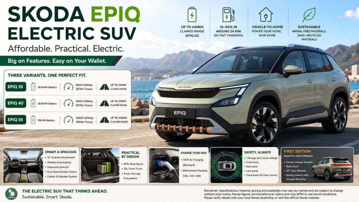 Skoda Epiq Finally Gives Budget Buyers a Real Electric SUV Worth Loving