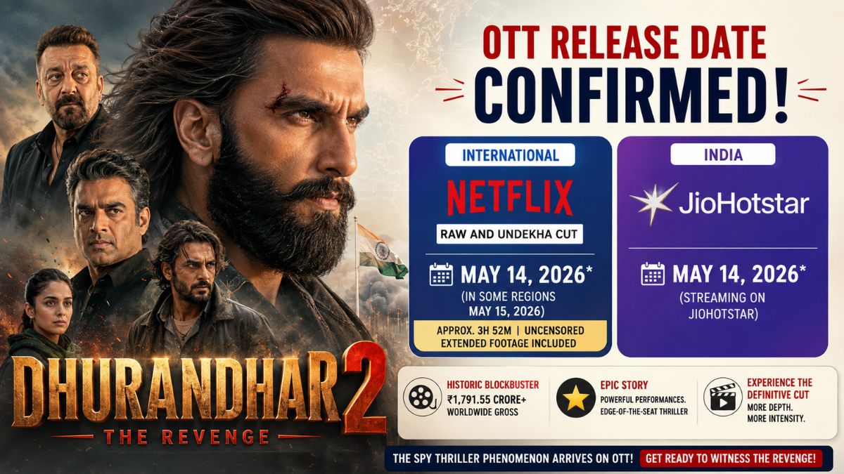 Dhurandhar 2 OTT Release Date Confirmed on Netflix and JioHotstar