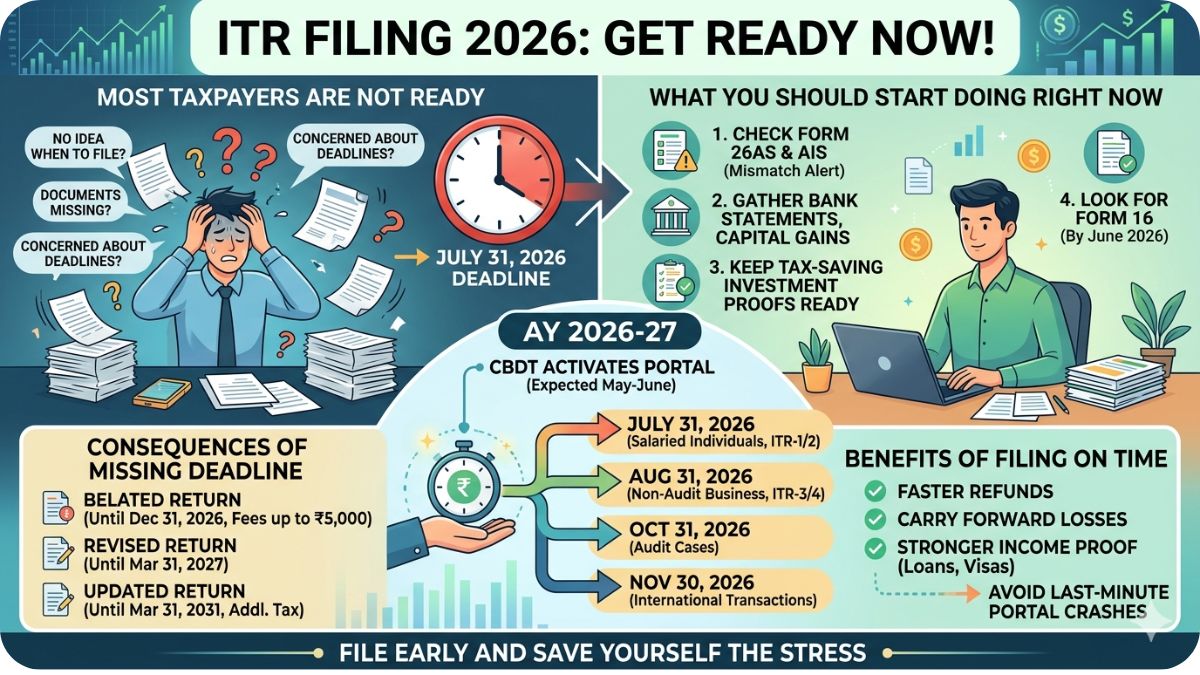 ITR Filing 2026 Is Almost Here, and Most Taxpayers Are Already Behind