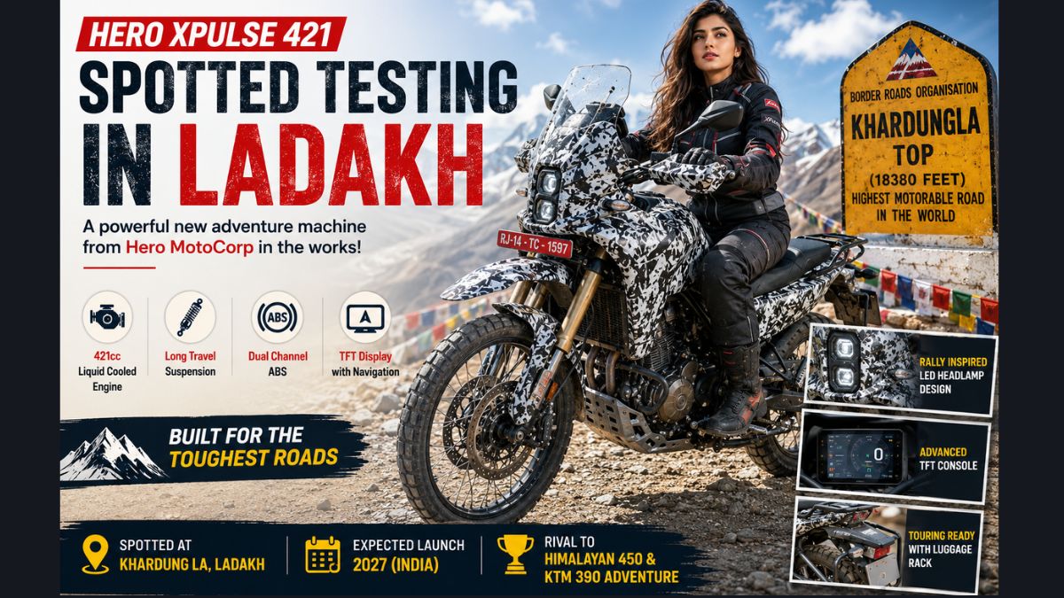 Hero Xpulse 421 Spied in Ladakh, and It Looks Absolutely Promising