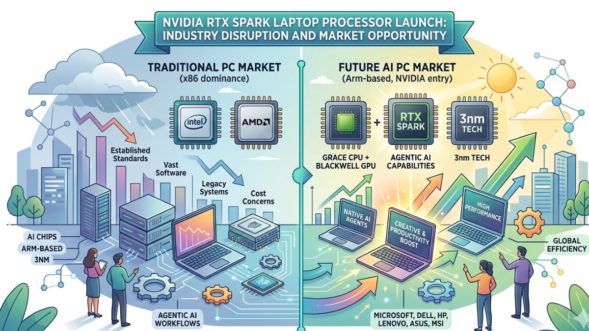 NVIDIA RTX Spark laptop processor launch leaves competition terrified