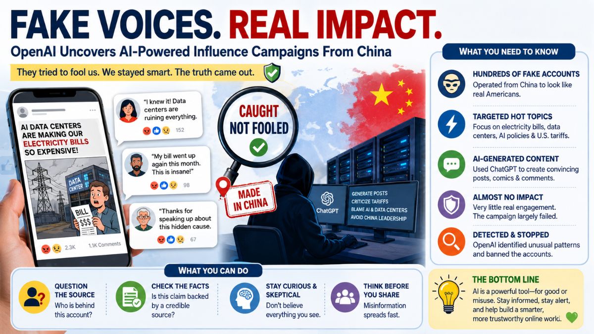 Shocking China Plot Exposed: OpenAI Bans Hundreds of Fake Accounts Spreading Lies About America's AI Data Centres 2 Shocking Discovery: China Secretly Tried to Poison America's AI Debate